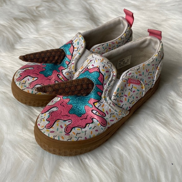 Vans Other - Vans Asher V Ice Cream White Shoes